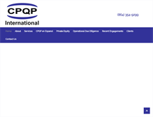 Tablet Screenshot of cpqp.net